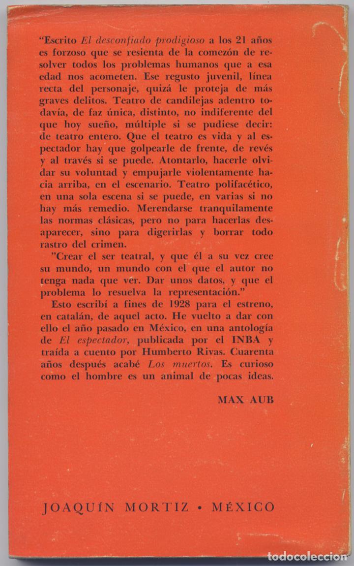 Libros de segunda mano: AUB, Max. Los Muertos. 1971. - Foto 2