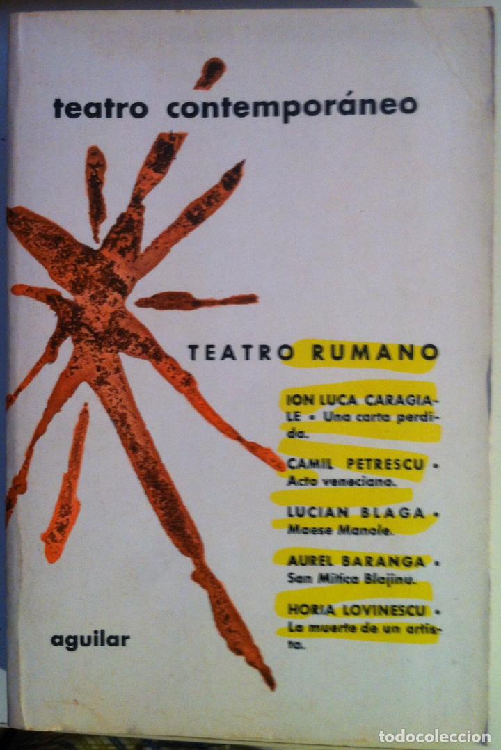 Gebrauchte B&uuml;cher: Caragiale; Petrescu; Blaga; Baranga & Lovinescu. Teatro Rumano. 1972