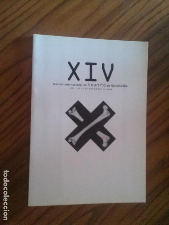 Libros de segunda mano: PROGRAMA DEL XIV FESTIVAL INTERNACIONAL DE TEATRO DE GRANADA. 1996. R&Uacute;STICA. BUEN ESTADO. RARO