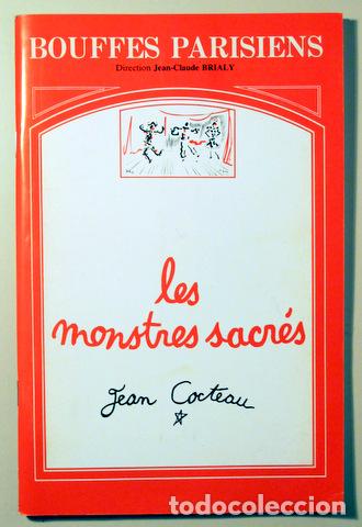 Libros de segunda mano: COCTEAU, Jean - LES MONSTRES SACRE&Eacute;S - Paris S.A - Programa de la obra - Foto 1