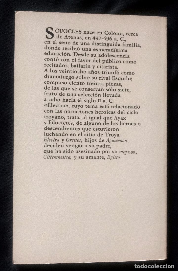 Libros de segunda mano: ELECTRA | S&Oacute;FOCLES | ALBA 1987 - Foto 6