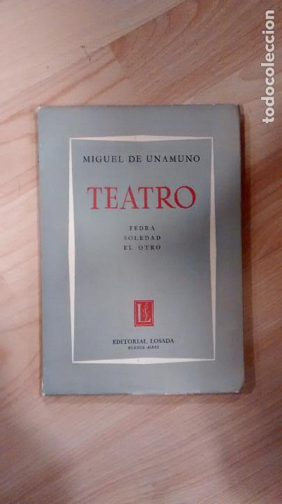 Libros de segunda mano: Teatro. Miguel de Unamuno. 1964 - Foto 1