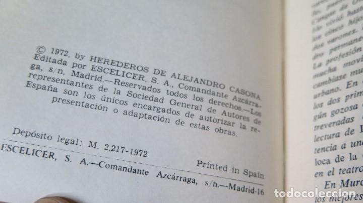 Libros de segunda mano: 1971.- TEATRO SELECTO. ALEJANDRO CASONA. ESCELICER - Foto 3