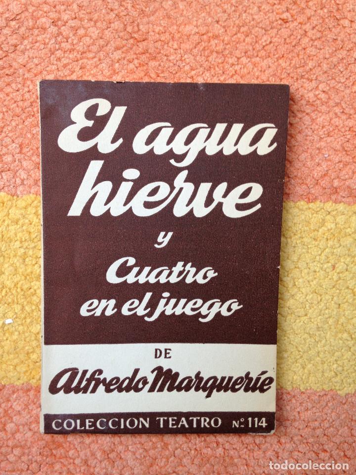 Libros de segunda mano: el agua hierve alfredo malquer&iacute;e ediciones alfil - Foto 1