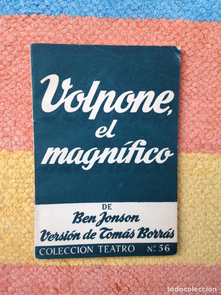 Libros de segunda mano: volpone el magnifico ben jonson ediciones alfil - Foto 1