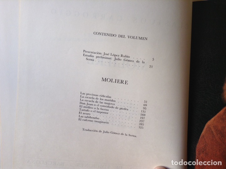 Libros de segunda mano: Moliere. Cl&aacute;sicos Carroggio - Foto 3