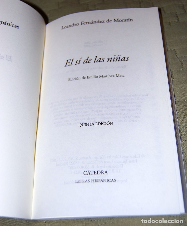 Libros de segunda mano: El s&iacute; de las ni&ntilde;as. - Foto 2