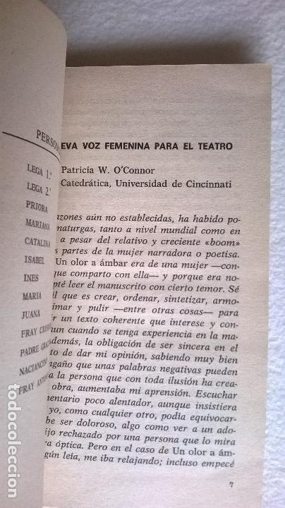 Libros de segunda mano: Un Olor A Ambar / Concha romero / La Avispa n&ordm; 6 - Foto 3