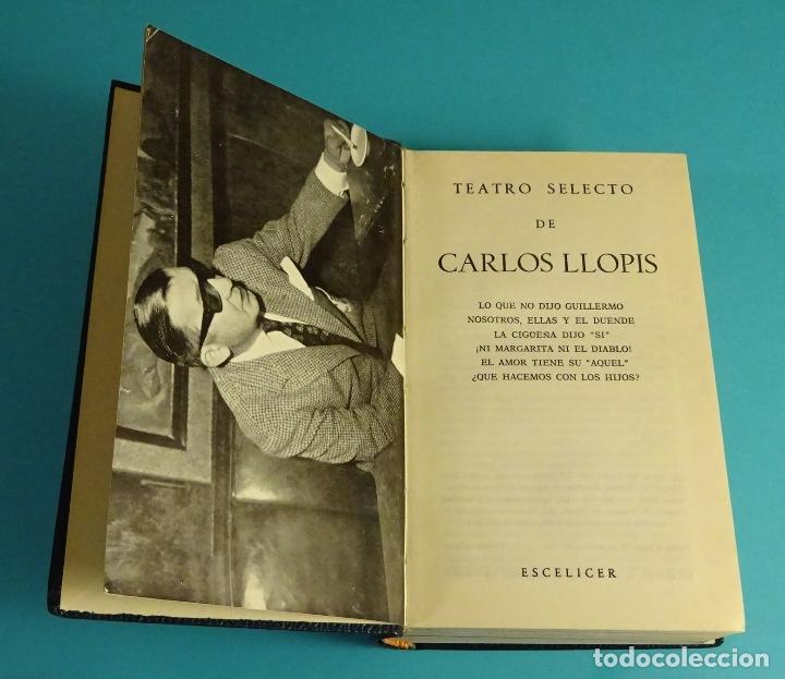 Libros de segunda mano: TEATRO SELECTO DE CARLOS LLOPIS. - Foto 2