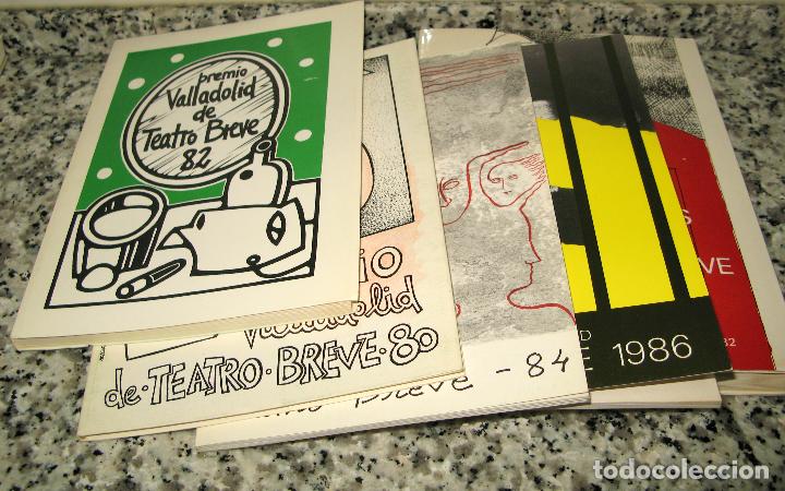 Libros de segunda mano: Lote de 5 Libros Premio Valladolid Teatro Breve.(Recopilatorio1976-1982)1980.1982.1984.1986