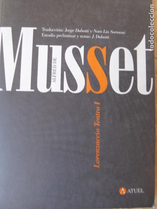 Libros de segunda mano: MUSSET. LORENZACCIO, TEATRO I. - Foto 1