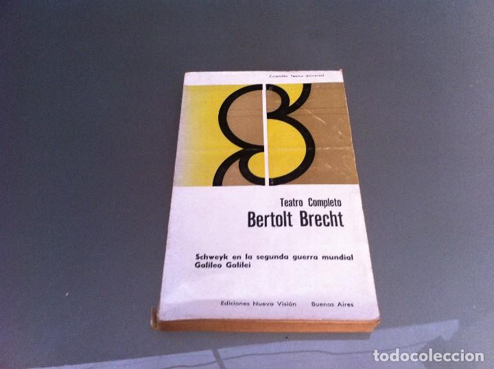 Libros de segunda mano: BERTOLT BRECHT.  TEATRO COMPLETO (I).  EDICIONES NUEVA VISI&Oacute;N, 1966. - Foto 1