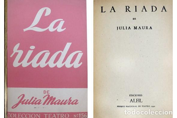 Libros de segunda mano: MAURA, Julia.  La riada. 1956. - Foto 1
