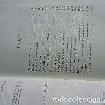 Libros de segunda mano: Shakespeare. Obras inmortales - Foto 3