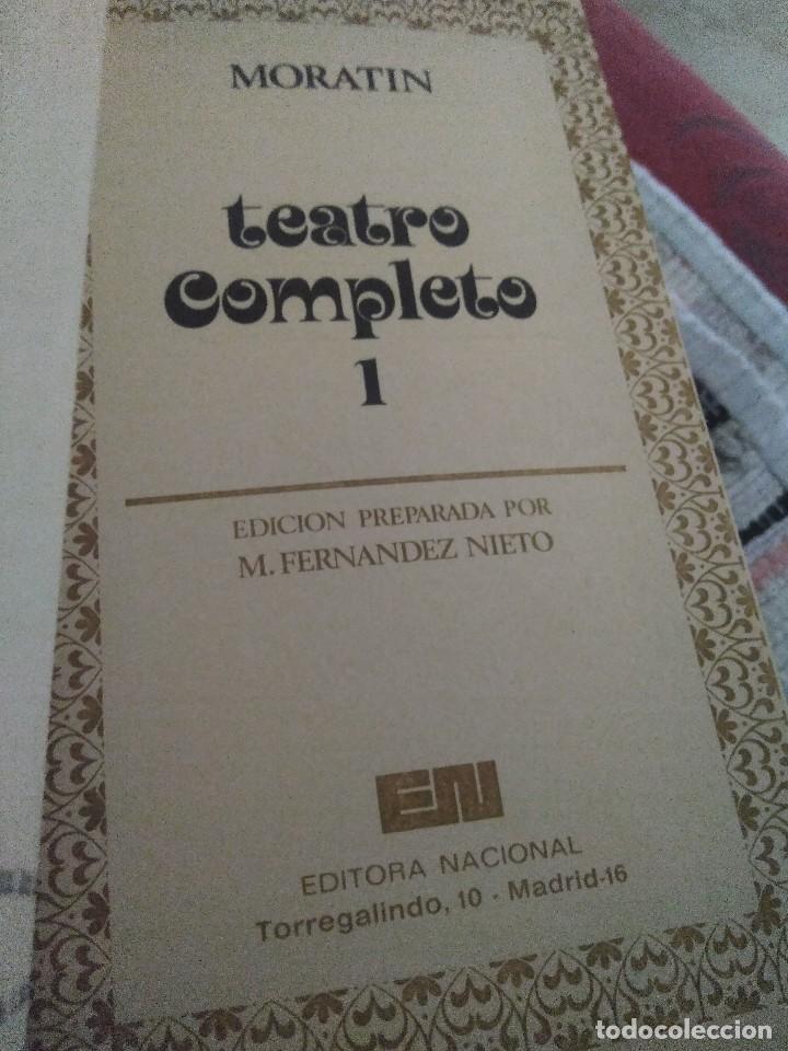 Libros de segunda mano: MORATIN.  TEATRO COMPLETO. Tomo I. - Foto 2