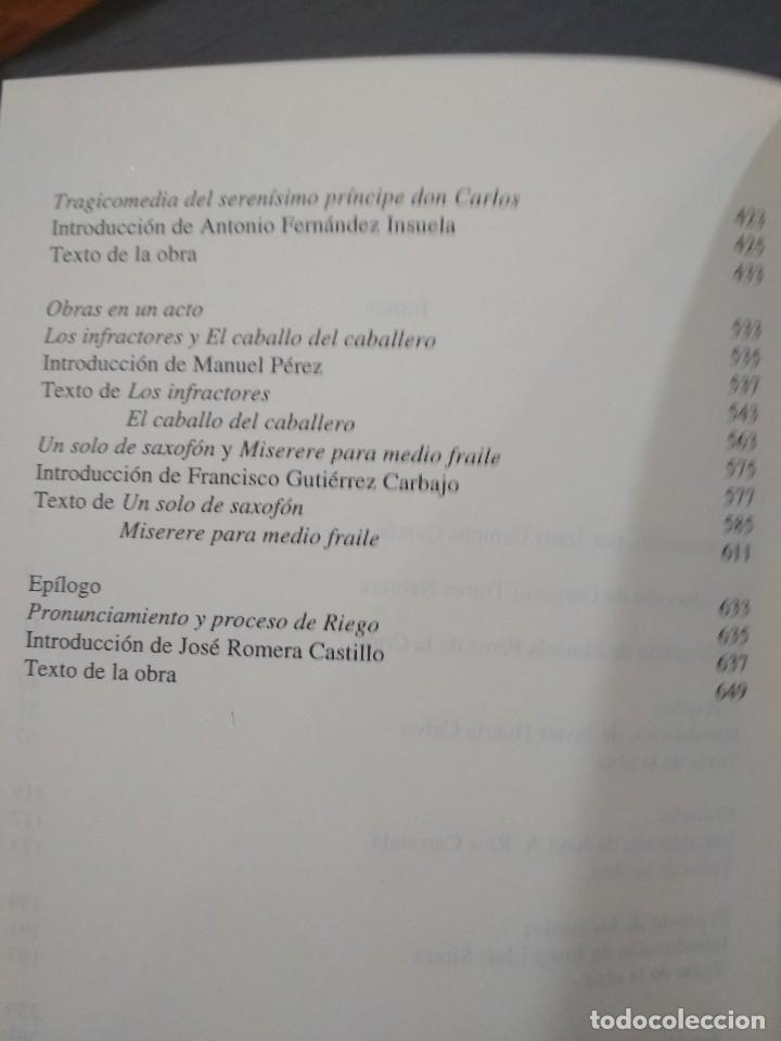 Libros de segunda mano: CARLOS MU&Ntilde;IZ. TEATRO ESCOGIDO - Foto 3