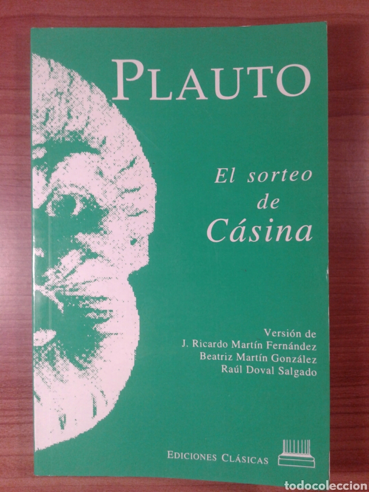 Libros de segunda mano: Libro. Plauto, El sorteo de Casina. Ediciones clasicas. - Foto 1