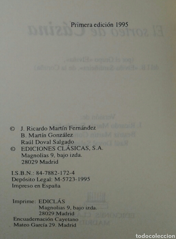 Libros de segunda mano: Libro. Plauto, El sorteo de Casina. Ediciones clasicas. - Foto 4
