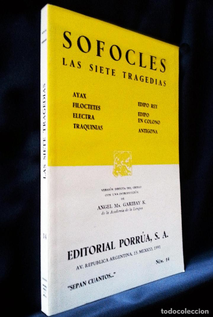 Libros de segunda mano: LAS SIETE TRAGEDIAS | SOFOCLES | PORRUA 1991 - Foto 1