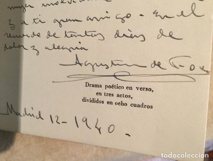 Libros de segunda mano: Aut&oacute;grafo de Agust&iacute;n de Foxa con dedicatoria y firma Cui-Ping-Sing - Foto 4