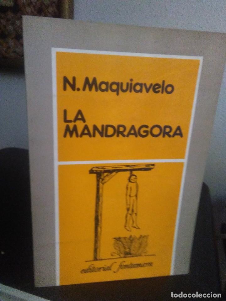 Libros de segunda mano: Nicol&aacute;s Maquiavelo, La mandr&aacute;gora - Foto 1