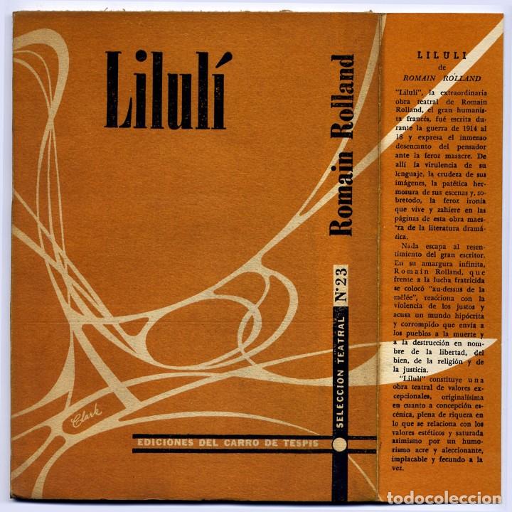 Libros de segunda mano: ROLLAND, Romain.  Lilul&iacute;. 1957. - Foto 1