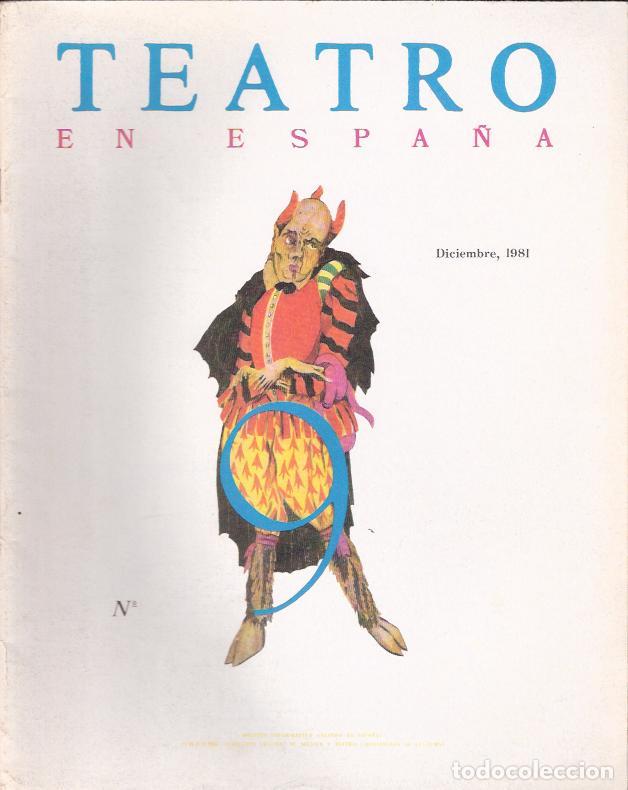 Livres d'occasion: Teatro en Espa&ntilde;a, 9. Diciembre 1981 - VV. AA.