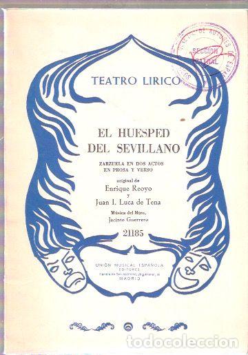 Second hand books: El huesped del sevillano - Reoyo, Enrique y Luca de Tena, Juan I.