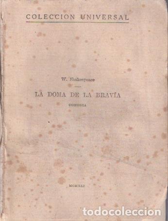 Libros de segunda mano: La doma de la brav&iacute;a - Shakespeare, W - Foto 1