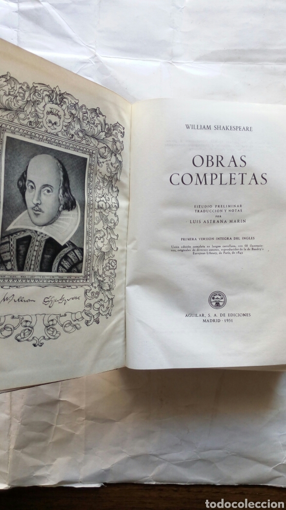 Libros de segunda mano: Obras completas. William Shakespeare. - Foto 5