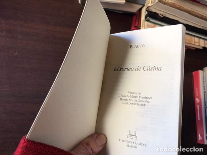Libros de segunda mano: El sorteo de Casina. Plauto. Como nuevo - Foto 2