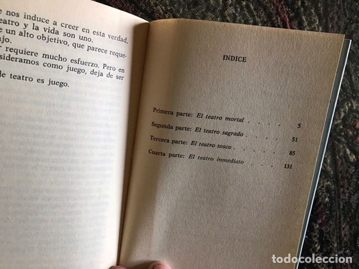 Libros de segunda mano: El espacio vac&iacute;o. Arte y t&eacute;cnica del teatro. Peter Brook - Foto 5