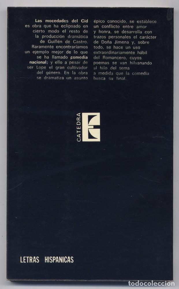 Libros de segunda mano: CASTRO, Guill&eacute;n de.  Las Mocedades del Cid. 1978. - Foto 2