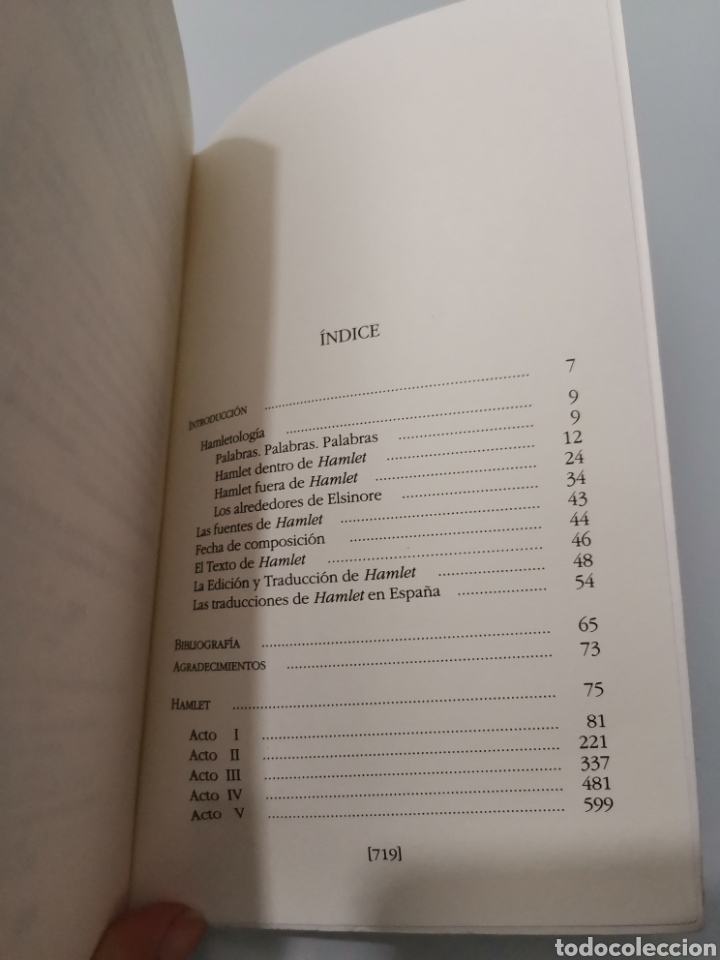 Libros de segunda mano: Libro Hamlet. William Shakespeare - Foto 3
