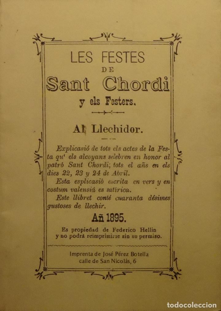 Livros em segunda m&atilde;o: LES FESTES DE SANT CHORDI - Federico HELL&Iacute;N