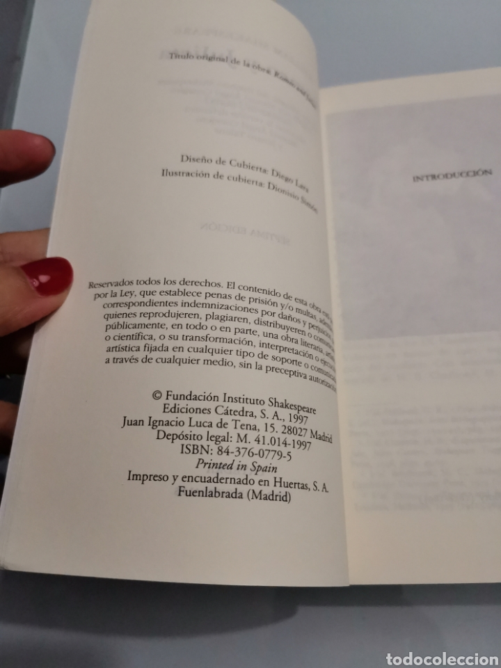 Libros de segunda mano: Libro Romeo y Julieta. William Shakespeare - Foto 3