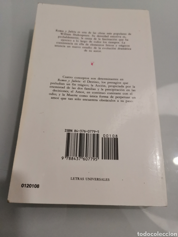 Libros de segunda mano: Libro Romeo y Julieta. William Shakespeare - Foto 2