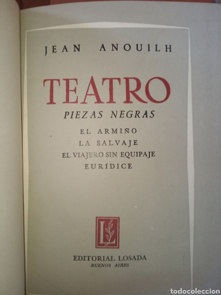 Libros de segunda mano: Teatro. Jean Anouilh - Foto 4