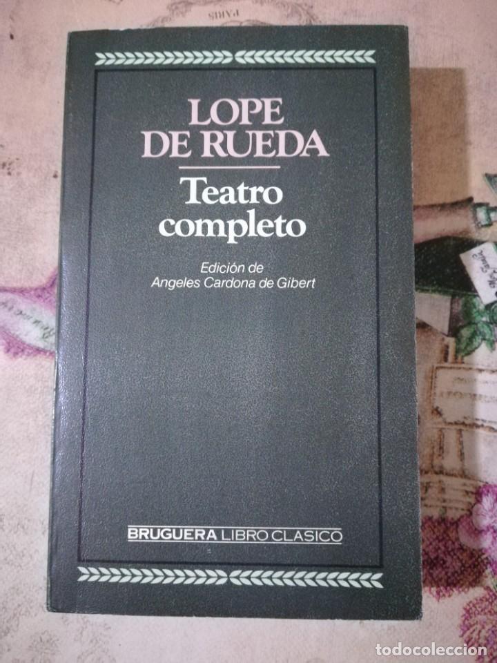 Libros de segunda mano: Teatro completo - Lope de Rueda - Foto 1