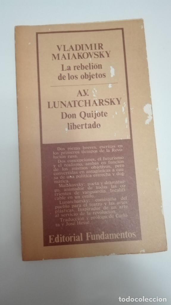 Libros de segunda mano: MAIAKOSKY LA REBELION DE LOS OBJETOS DON QUIJOTE LIBERTADO VER MAS LIBROS DE TEATRO A LA VENTA