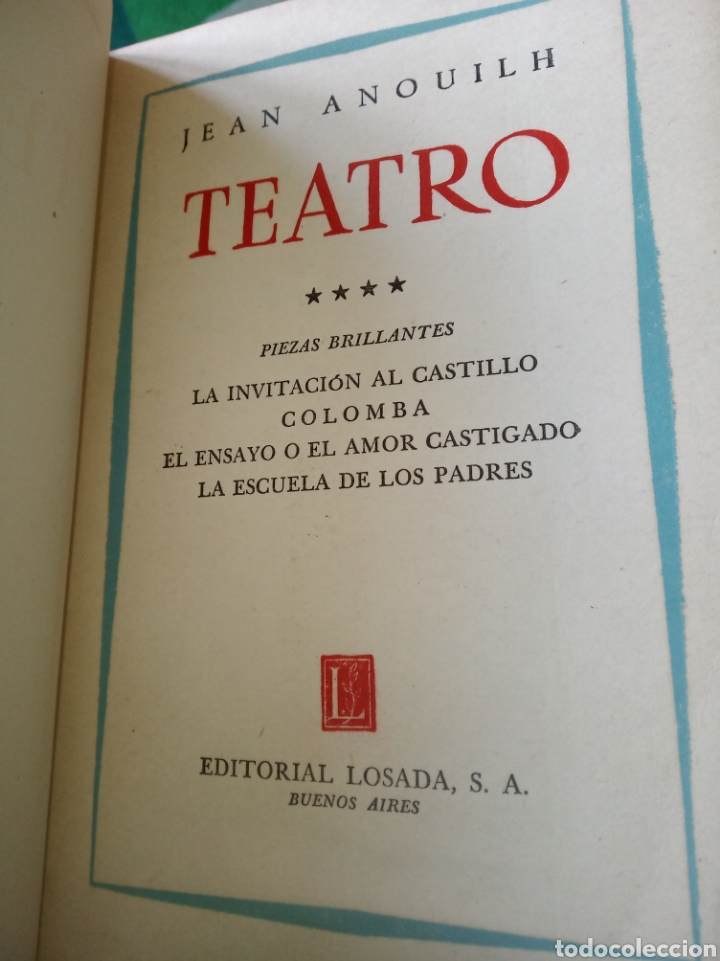 Libros de segunda mano: Teatro, Jean Anouilh - Foto 5