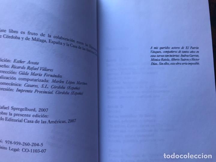Libros de segunda mano: La paranoia. Rafael Spregelburg. Como nuevo - Foto 5