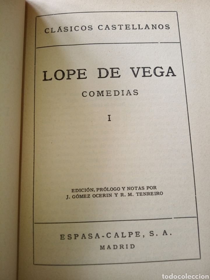 Libros de segunda mano: Comedias. Lope de Vega. - Foto 6