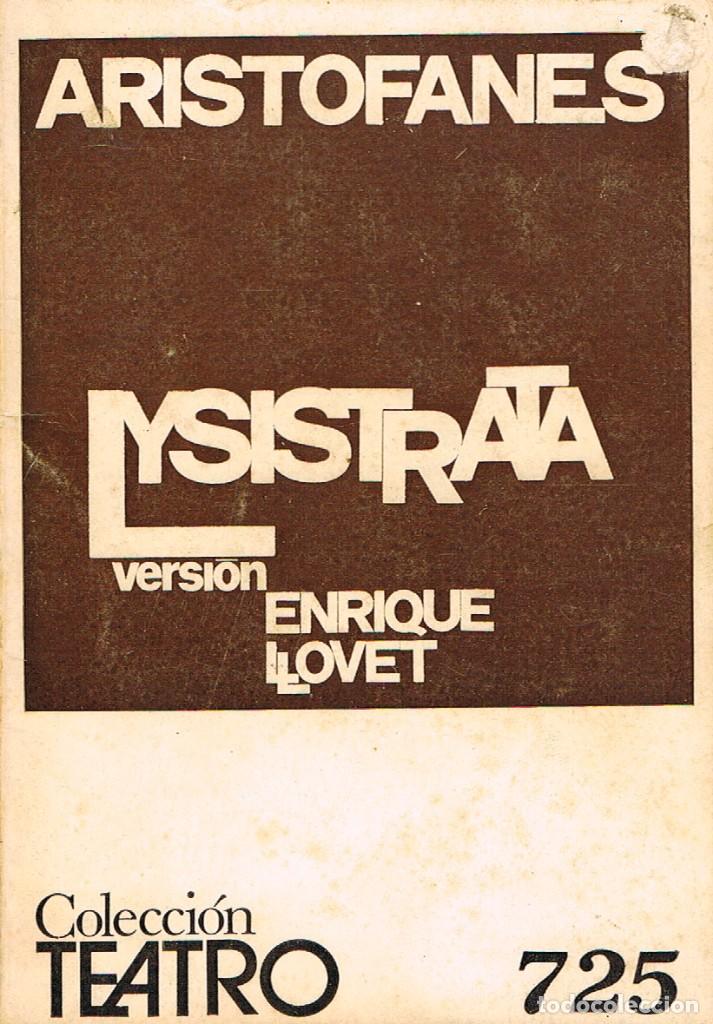 Libros de segunda mano: ARISTOFANES: LYSISTRATA - Foto 1