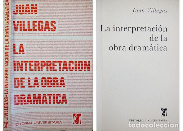Libros de segunda mano: VILLEGAS, Juan.  La interpretaci&oacute;n de la obra dram&aacute;tica. 1971. - Foto 1