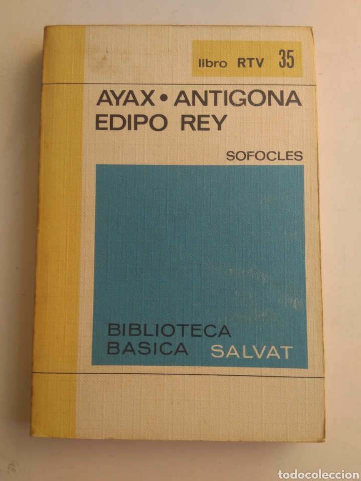 Libros de segunda mano: AYAX/ANTIGONA/EDIPO REY/SOFOCLES - Foto 1