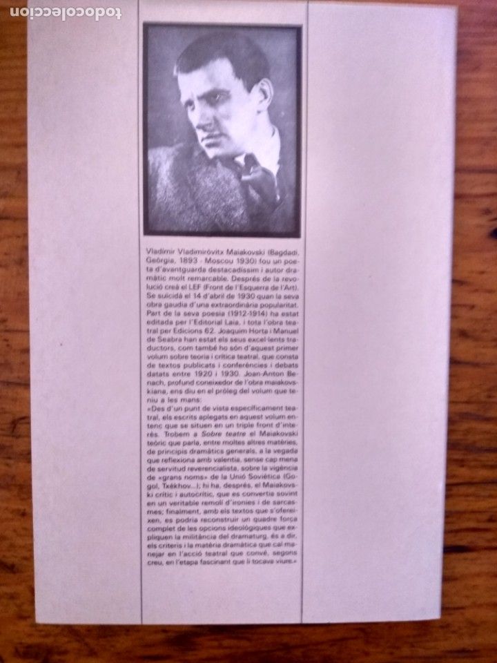 Libros de segunda mano: Maiakovski, Vladimir: Sobre teatre. - Foto 3