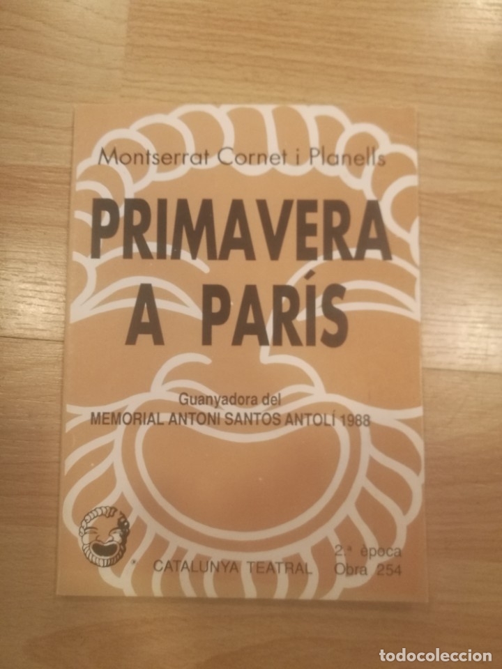 Libros de segunda mano: Primavera a Par&iacute;s. Montserrat Cornet i Planells - Foto 1