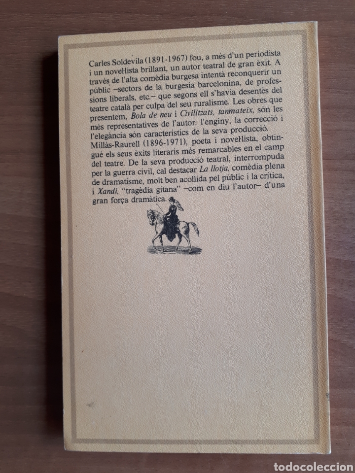 Libros de segunda mano: TEATRE. CARLES SOLDEVILA MILL&Agrave;S-RAURELL - Foto 2