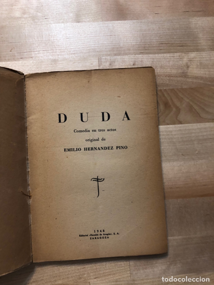 Libros de segunda mano: Duda - HERN&Aacute;NDEZ PINO, Emilio - Foto 2